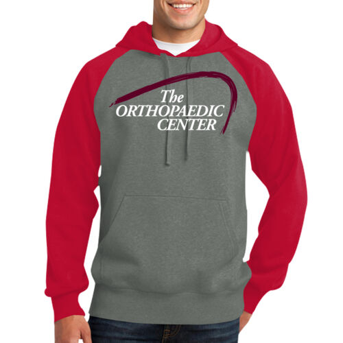 TOC - Raglan Colorblock Pullover Hooded Sweatshirt Thumbnail